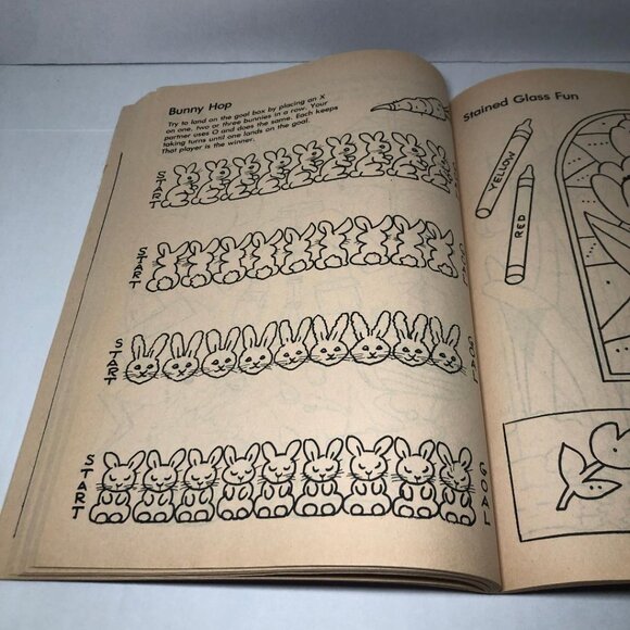 Vintage 1986 Golden Color / Activity Book So Much Fun Easter Coloring Book - Picture 6 of 14